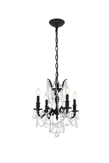 Rosalia Four Light Pendant in Dark Bronze (173|9204D17DBRC)