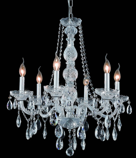 Verona Six Light Chandelier in Chrome (173|7956D24CRC)