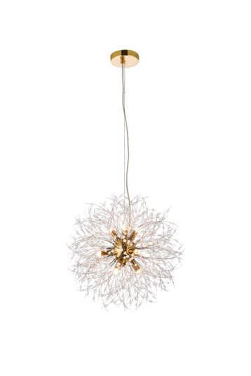 Solace Nine Light Pendant in Gold (173|3507D18G)