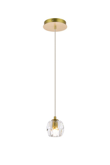 Eren LED Pendant in Gold (173|3505D6G)