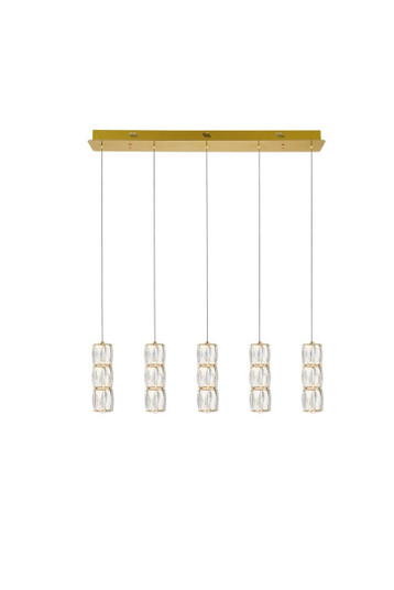 Polaris LED Pendant in Gold (173|3500D5G)