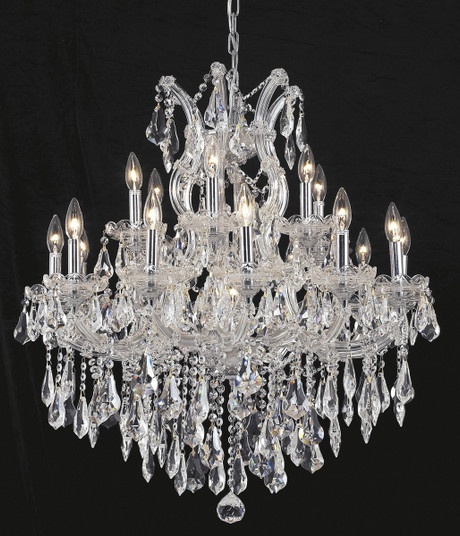 Maria Theresa 19 light Chandelier in Chrome (173|2801D30CRC)