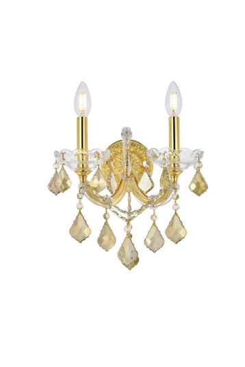 Maria Theresa Two Light Wall Sconce in Gold (173|2800W2GGTRC)