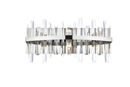 Serena Six Light Bath Sconce in chrome (173|2200W24C)
