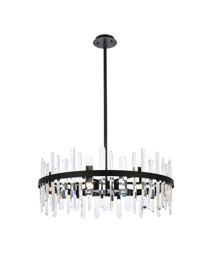 Serena 16 Light Chandelier in black (173|2200D32BK)