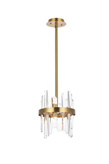 Serena Six Light Pendant in Satin Gold (173|2200D10SG)