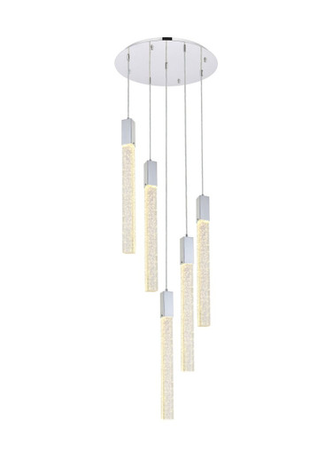 Weston Five Light Pendant in Chrome (173|2067D20C)