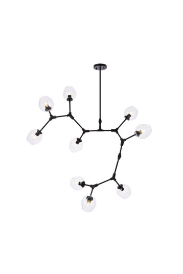 Cavoli Nine Light Chandelier in Black (173|1712G79BK)