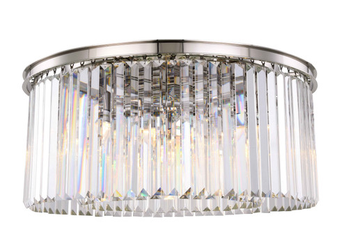 Sydney Eight Light Flush Mount in Polished Nickel (173|1238F31PNRC)