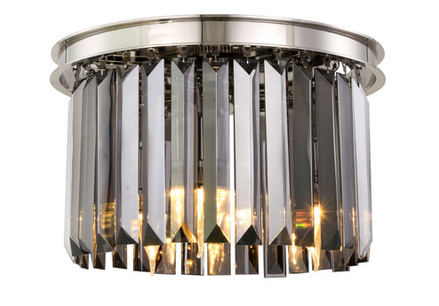 Sydney Three Light Flush Mount in Polished Nickel (173|1238F16PNSSRC)