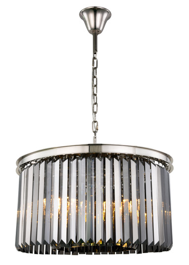 Sydney Eight Light Chandelier in Polished Nickel (173|1238D26PNSSRC)