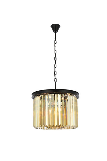 Sydney Six Light Pendant in Matte Black (173|1238D20MBGTRC)