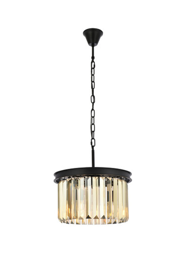 Sydney Three Light Pendant in Matte Black (173|1238D16MBGTRC)