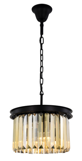 Sydney Three Light Pendant in Matte Black (173|1238D16MBGTRC)