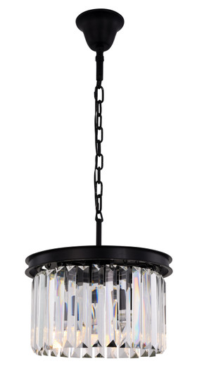 Sydney Three Light Pendant in Matte Black (173|1238D16MBRC)