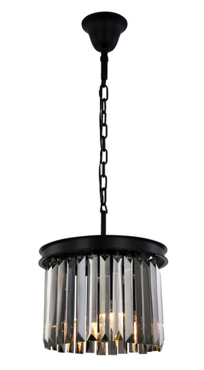 Sydney Three Light Pendant in Matte Black (173|1238D12MBSSRC)