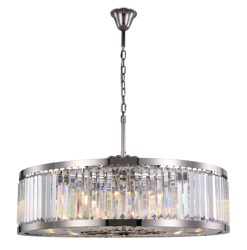 Chelsea Ten Light Chandelier in Polished Nickel (173|1233G43PNRC)