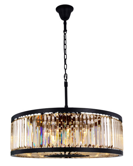 Chelsea Ten Light Chandelier in Matte Black (173|1233D35MBGTRC)