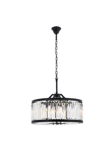 Chelsea Eight Light Chandelier in Matte Black (173|1233D28MBRC)