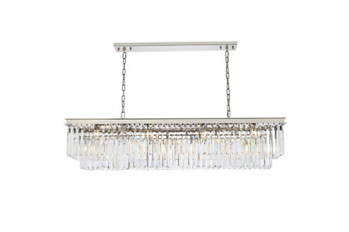 Sydney 12 Light Chandelier in Polished Nickel (173|1232D60PNRC)