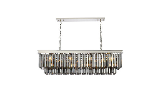 Sydney 12 Light Chandelier in Polished nickel (173|1232D50PNSSRC)