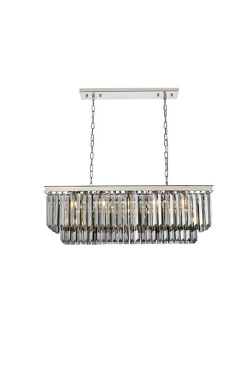 Sydney 12 Light Chandelier in Polished nickel (173|1232D40PNSSRC)