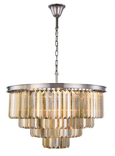 Sydney 17 Light Chandelier in Polished Nickel (173|1231D32PNGTRC)