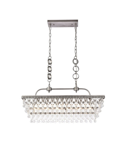 Nordic Six Light Pendant in Antique Silver (173|1219G32AS)