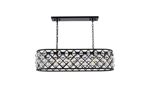 Madison Six Light Chandelier in Matte Black (173|1215G40MBRC)