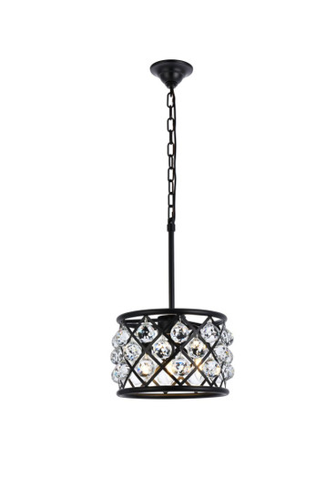 Madison Three Light Pendant in Matte Black (173|1214D12MBRC)