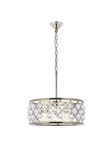 Madison Five Light Pendant in Polished Nickel (173|1213D20PNRC)