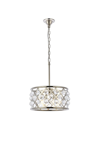 Madison Four Light Pendant in Polished Nickel (173|1213D16PNRC)