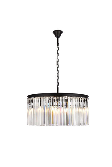 Sydney Eight Light Chandelier in Matte Black (173|1208D31MBRC)