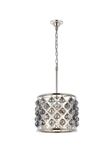 Madison Four Light Pendant in Polished nickel (173|1206D14PNSSRC)