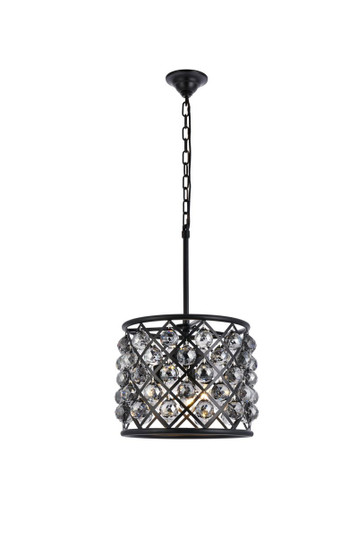 Madison Four Light Pendant in Matte Black (173|1206D14MBSSRC)