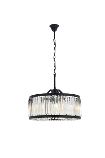 Chelsea Eight Light Chandelier in Matte Black (173|1203D28MBRC)