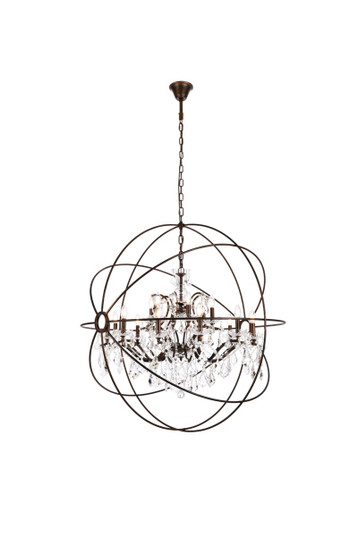 Geneva 18 Light Chandelier in Dark Bronze (173|1130G43DBRC)