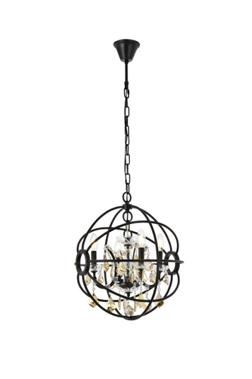 Geneva Four Light Pendant in Dark Bronze (173|1130D17DBGTRC)