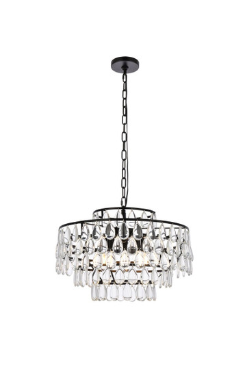 Mila Five Light Pendant in Black (173|1102D20BK)