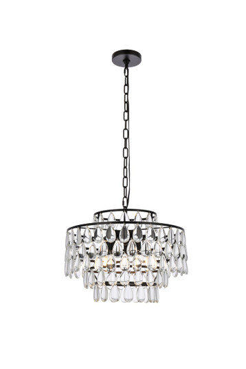 Mila Five Light Pendant in Black (173|1102D18BK)
