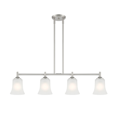 Bronson Four Light Island Pendant in Brushed Nickel (43|D278MISBN)