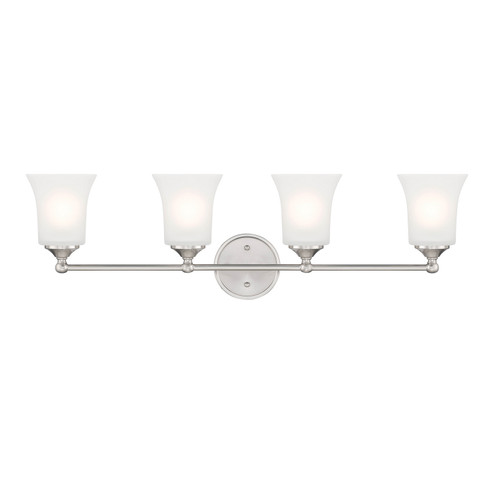 Bronson Four Light Vanity in Brushed Nickel (43|D278M4BBN)