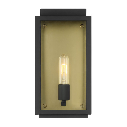 Twilight One Light Wall Lantern in Black (43|D275M7EWBK)