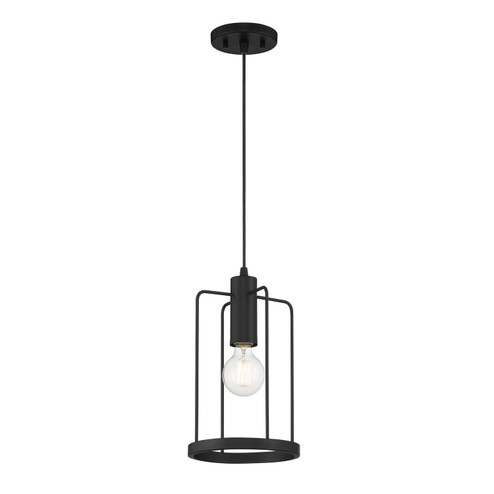 Tafo One Light Pendant in Matte Black (43|D273M8PMB)