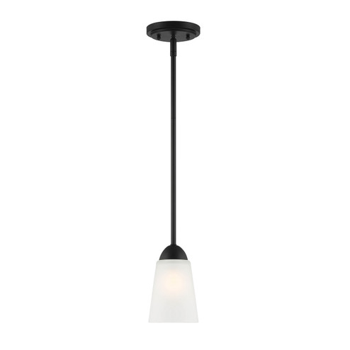 Malone One Light Pendant in Matte Black (43|D267M5PMB)