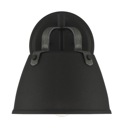 Albany One Light Wall Lantern in Black (43|D264M8EWBK)