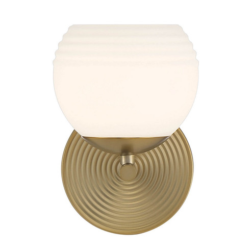 Moon Breeze One Light Wall Sconce in Brushed Gold (43|D251HWSBG)
