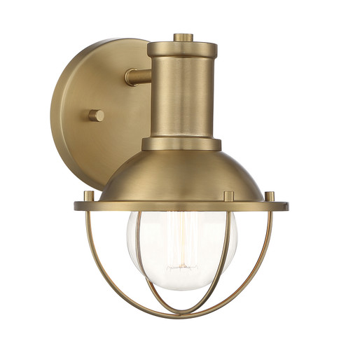 Dalton One Light Wall Sconce in Brushed Gold (43|D243M1BBG)