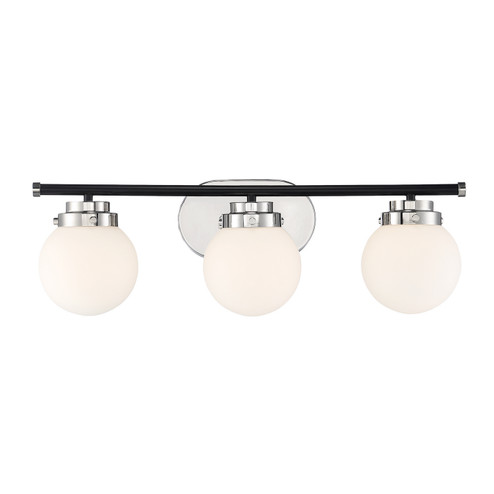 Elle Three Light Vanity in Polished Nickel (43|D232M3BPN)