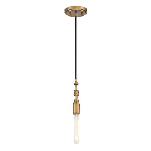 Louise One Light Pendant in Old Satin Brass (43|D231M5POSB)